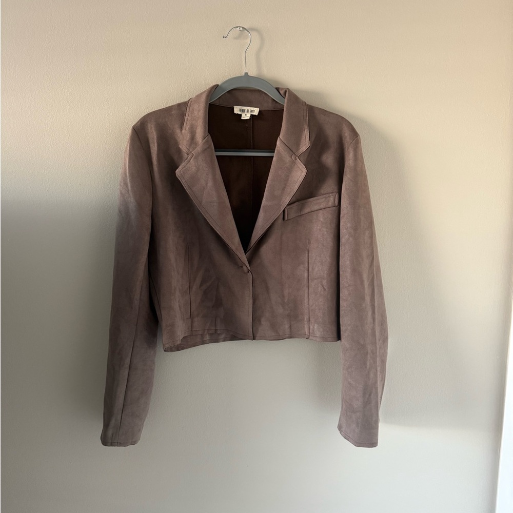 Women's Brown Suede Jacket